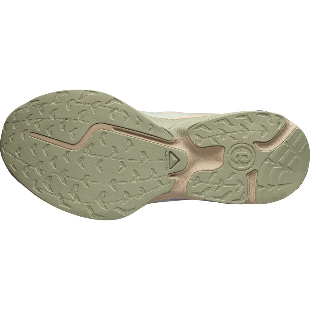 Layered Textile Sneaker - Green