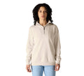 Women's Half-Zip Pullover Sweatshirt - Aqua
