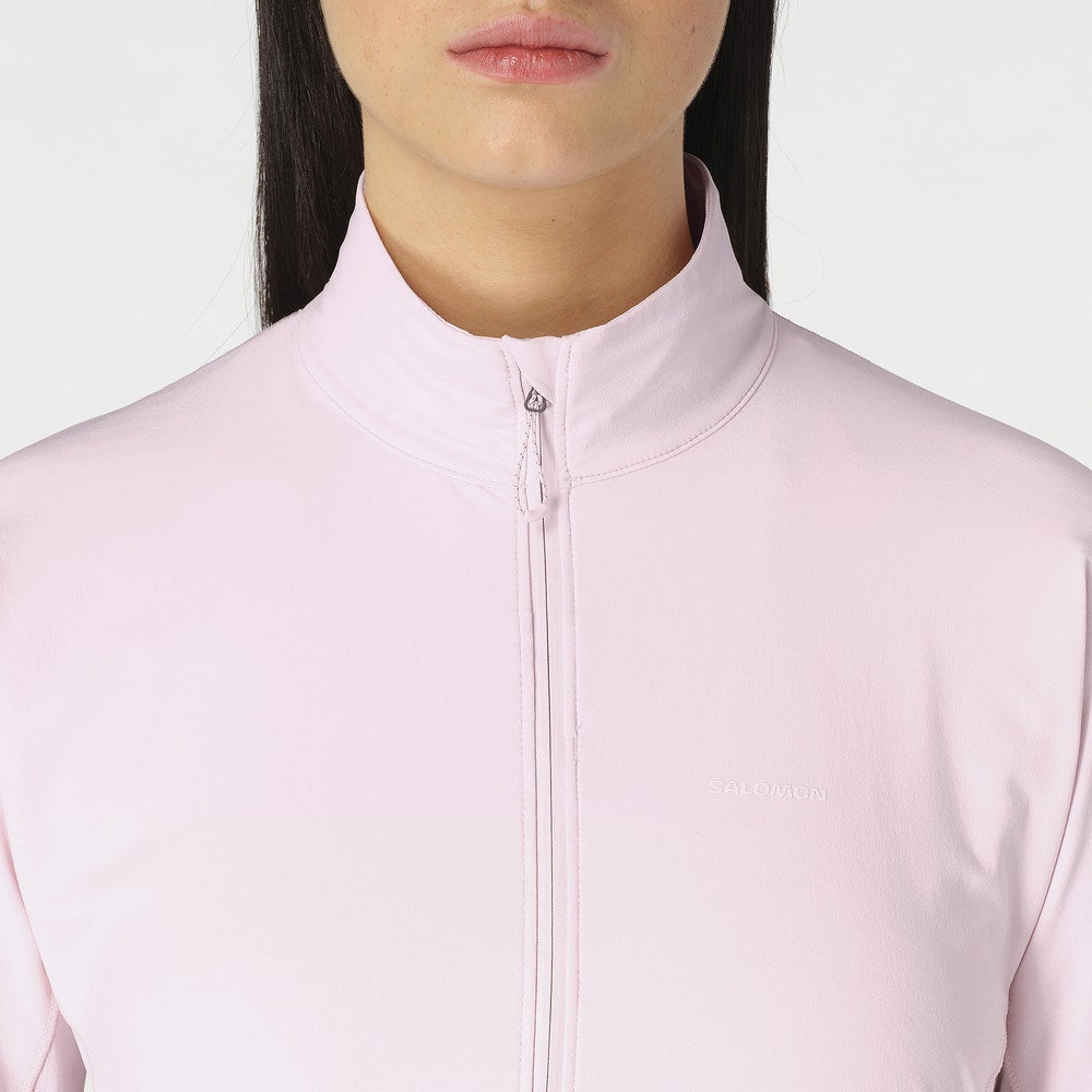 Women's Cropped Half-Zip Running Pullover