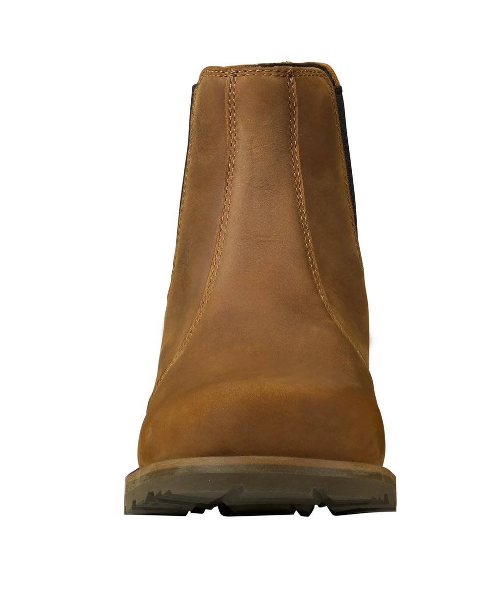 Women's Water-Resistant Chelsea Work Boot - Brown