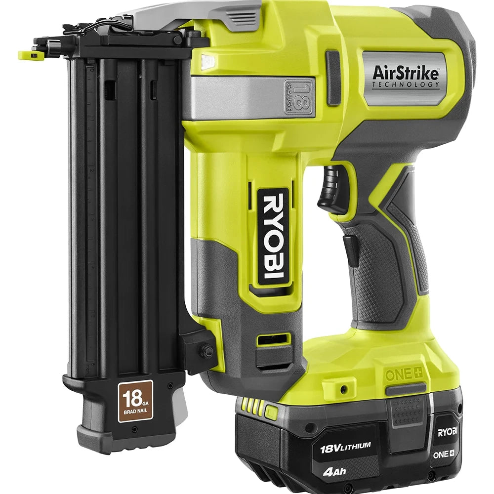 18V 18-Gauge Cordless Brad Nailer Kit