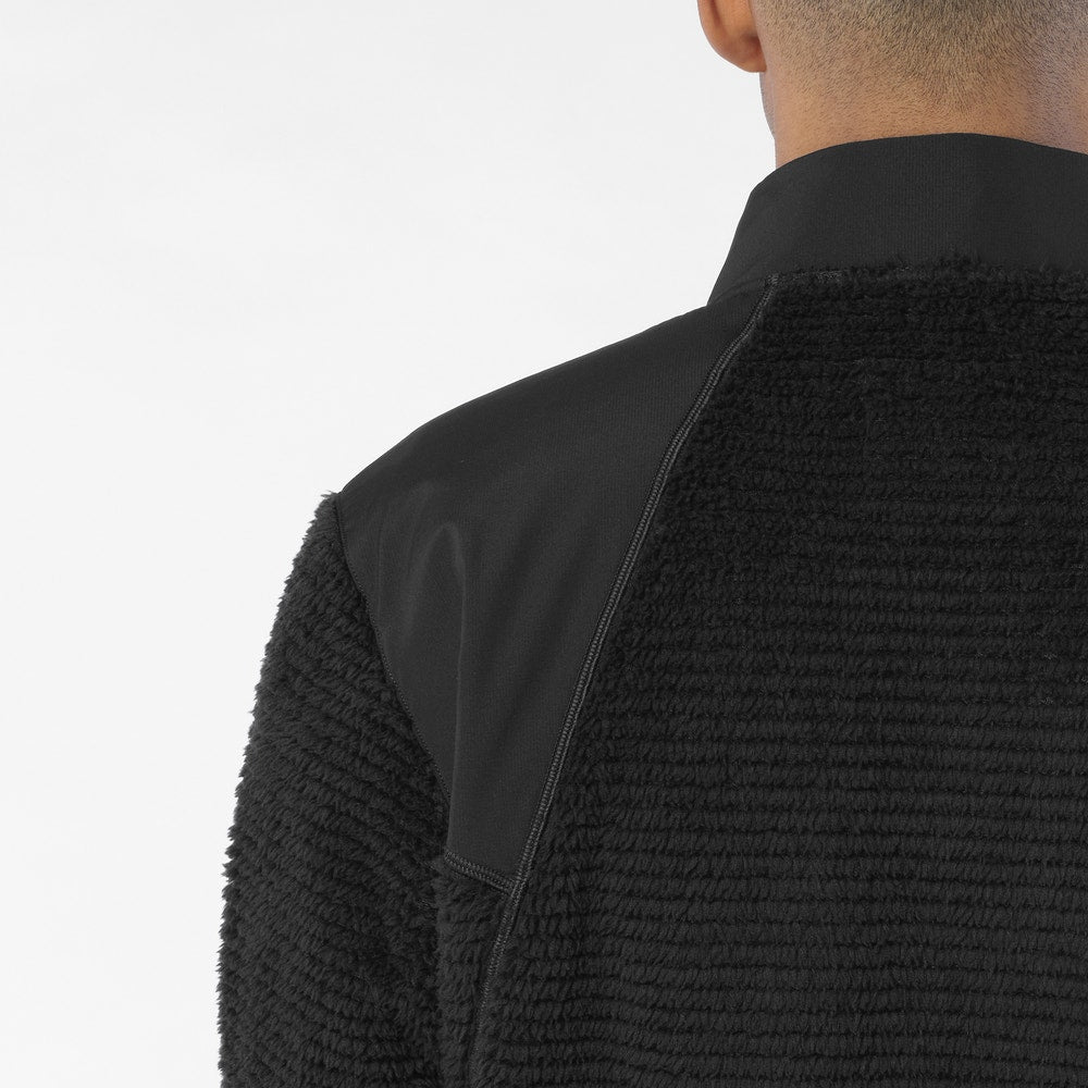 Men's Insulated Half-Zip Fleece - Black