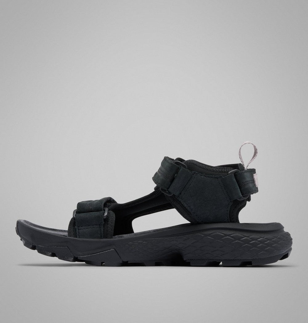 Women's Adjustable Nubuck Hiking Sandal - Black