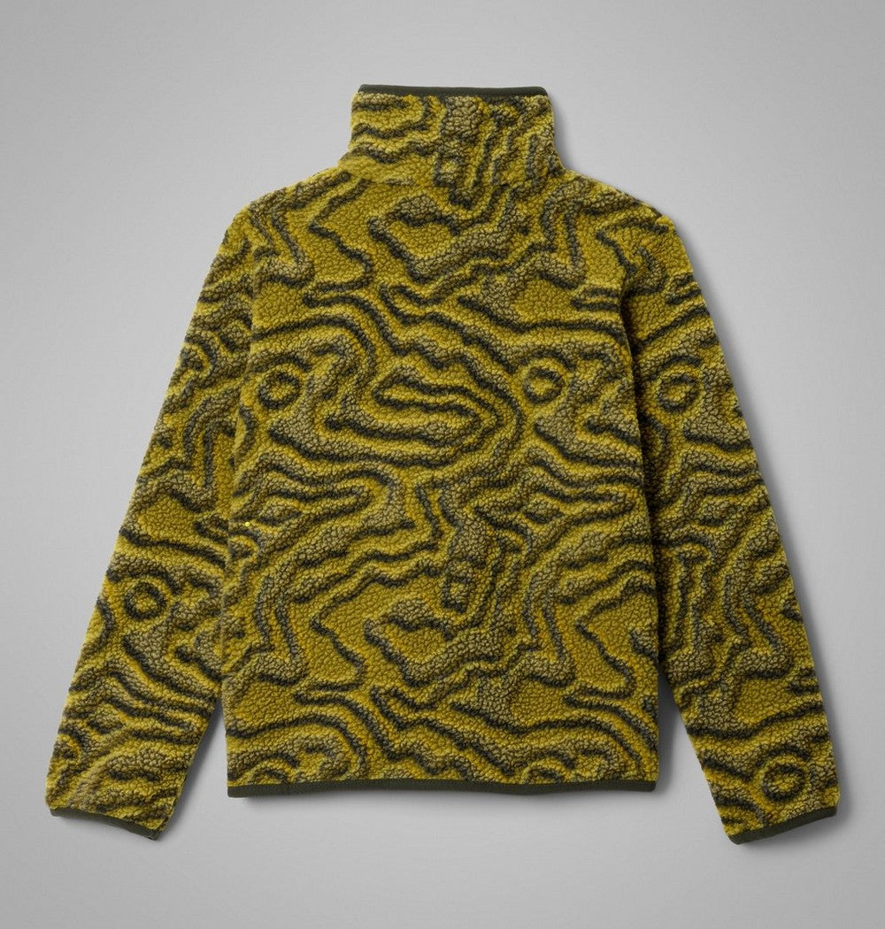 Kids' Printed Sherpa Half-Snap Pullover - Blue