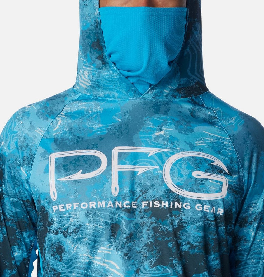 Men's Ventilated UPF 50 Sun Hoodie - Teal