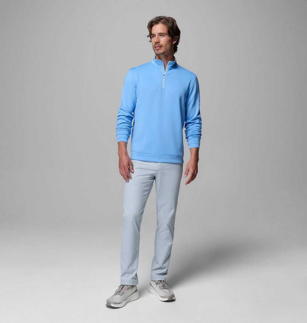 Men's UPF 30 Quarter-Zip Pullover - Peach