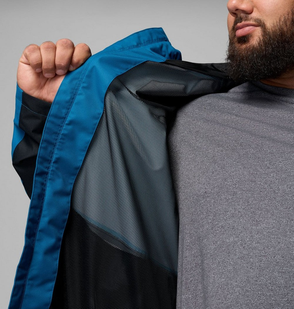 Men's Big Waterproof Rain Jacket - Red
