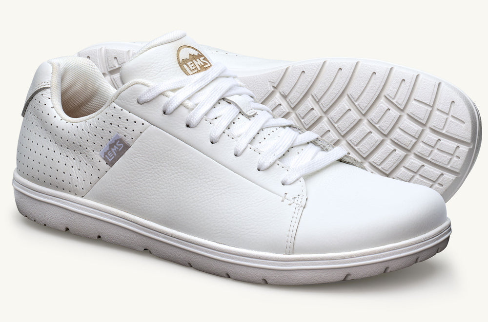 Women's Leather Court Sneaker - White