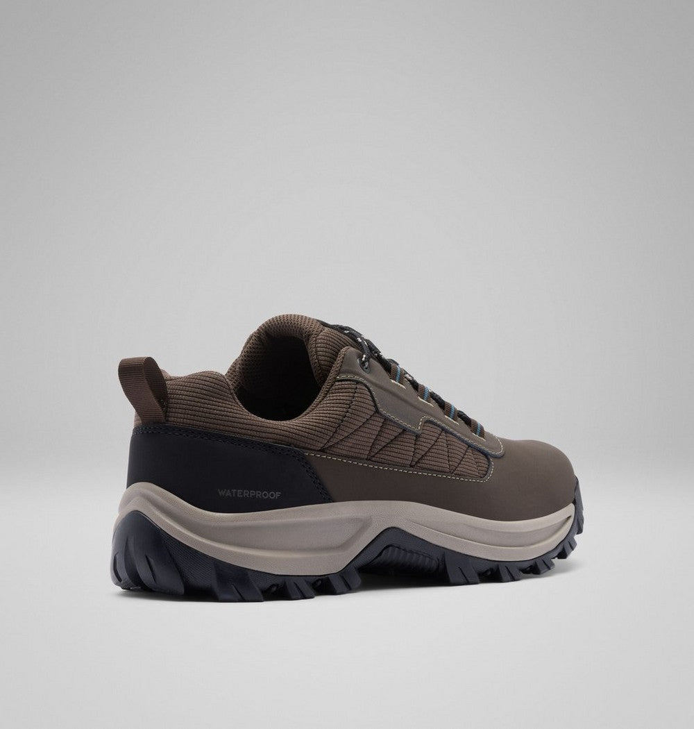Men's Waterproof Low Hiking Shoe - Gray Red