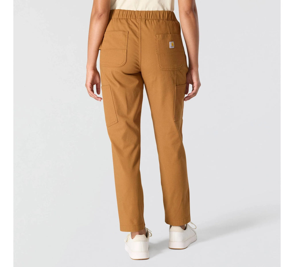 Women's Stretch Ripstop Work Pants - Brown