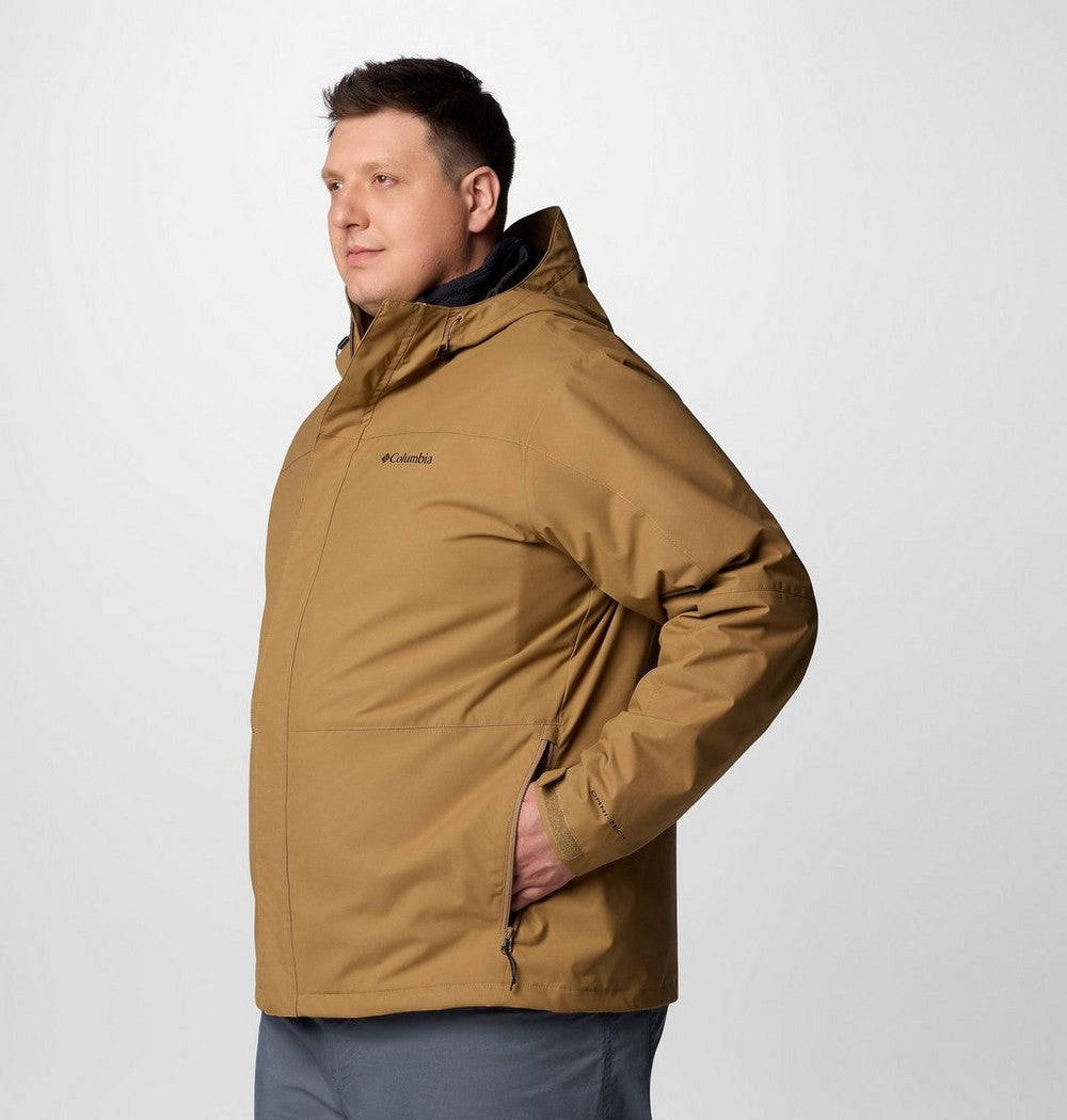 Men's Big 3-In-1 Waterproof Jacket - Green