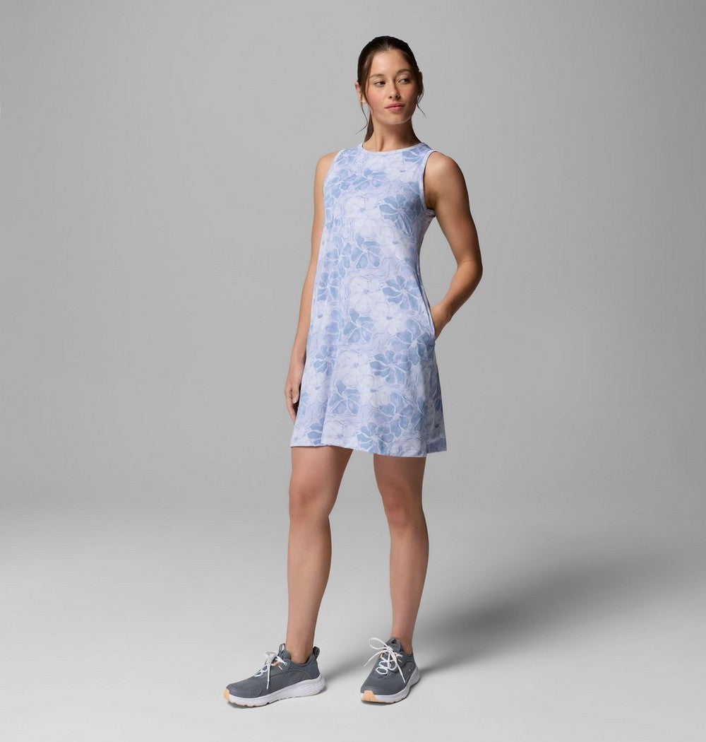 Women's UPF 50 Tank Dress - Gray Print