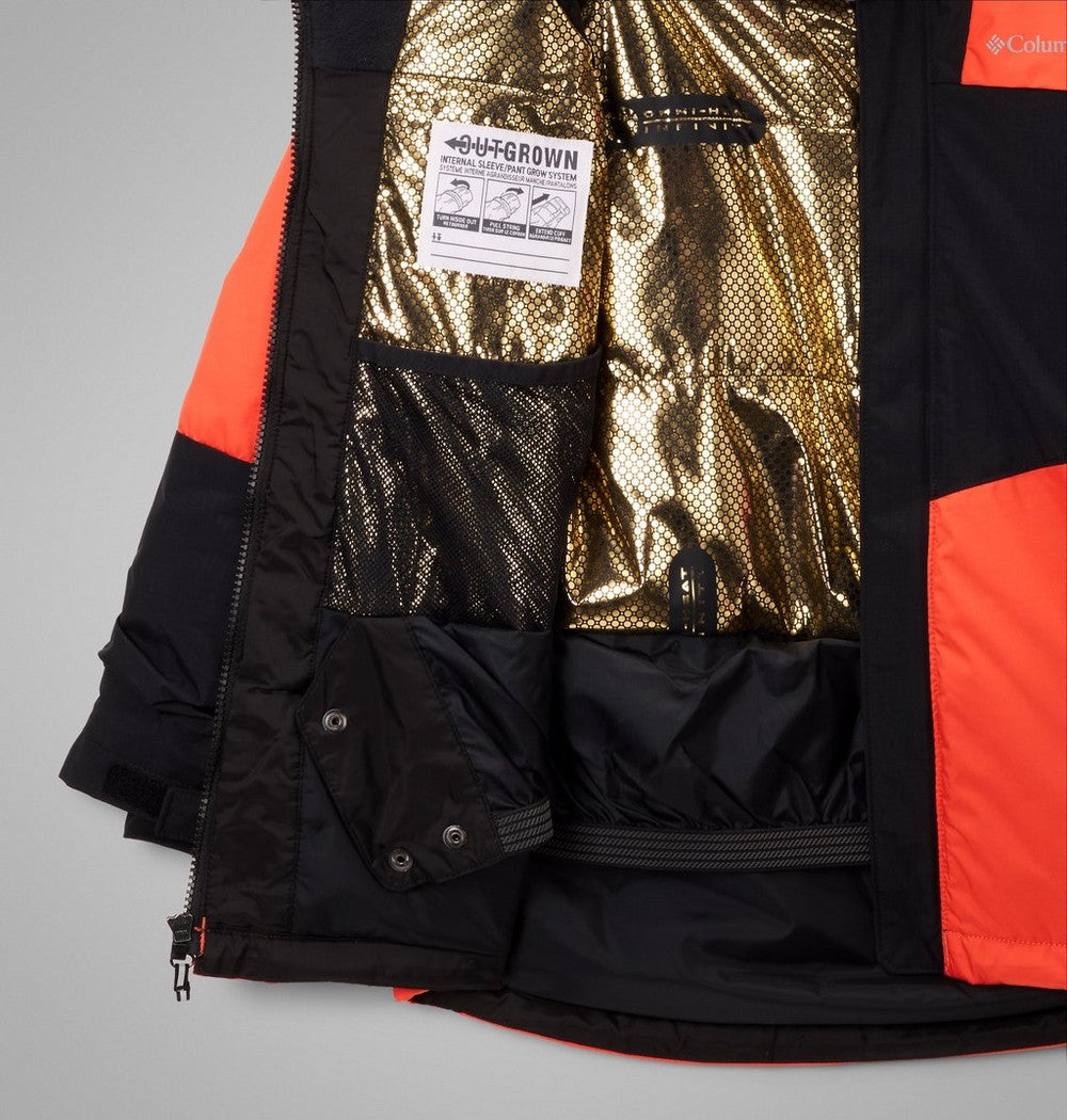 Boys' Waterproof Insulated Ski Jacket - Black