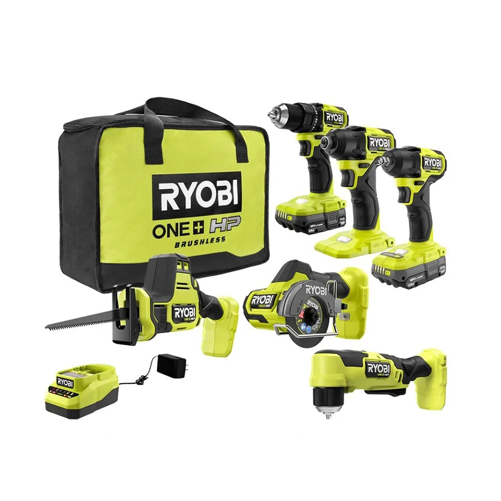 18V Compact Brushless 6-Tool Combo Kit