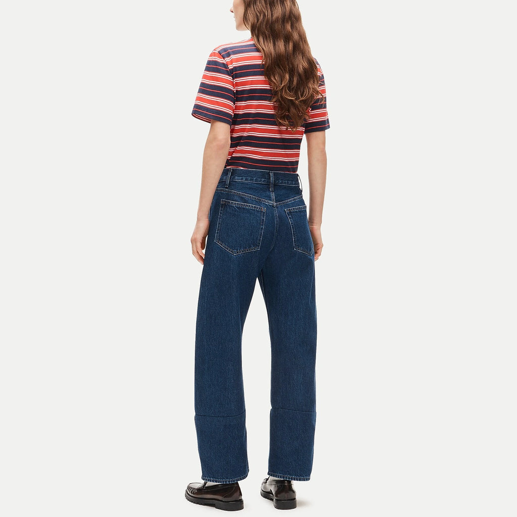 Women's High-Rise Barrel Jeans - Blue