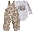 Baby Boys' Long Sleeve Bodysuit And Camo Overall Set