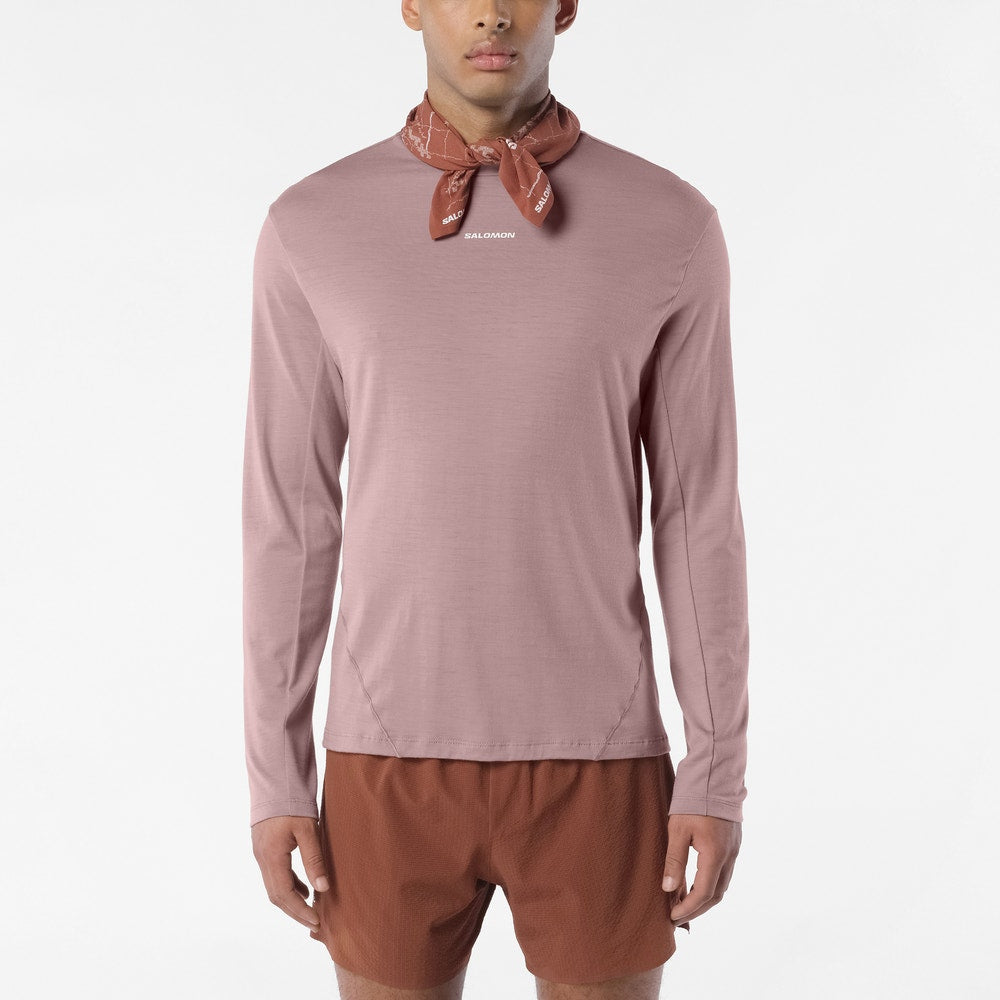 Men's Merino Blend Long Sleeve Base Layer - Antler