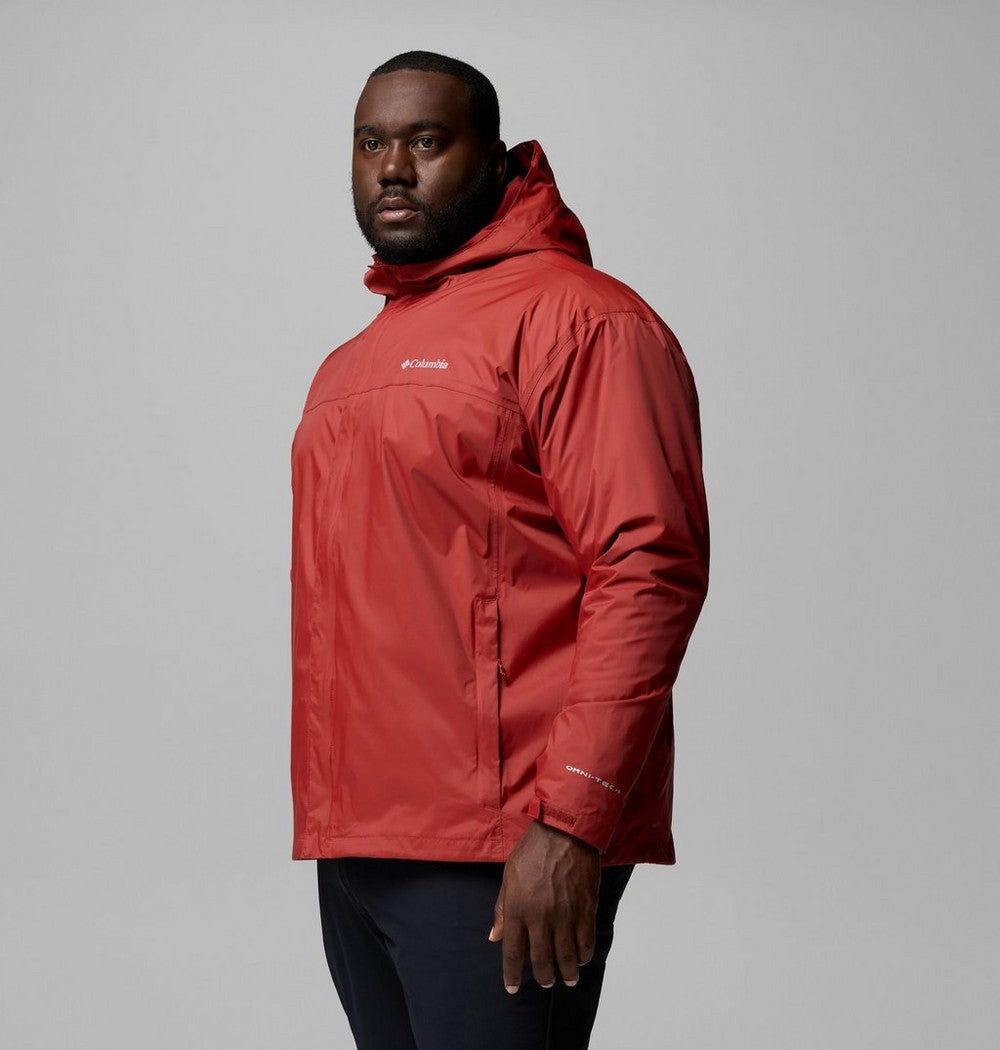 Men's Big Seam-Sealed Rain Jacket - Blue
