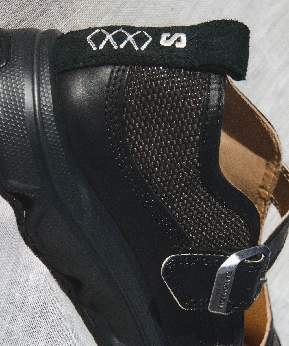Leather Buckle Slip-On Shoe