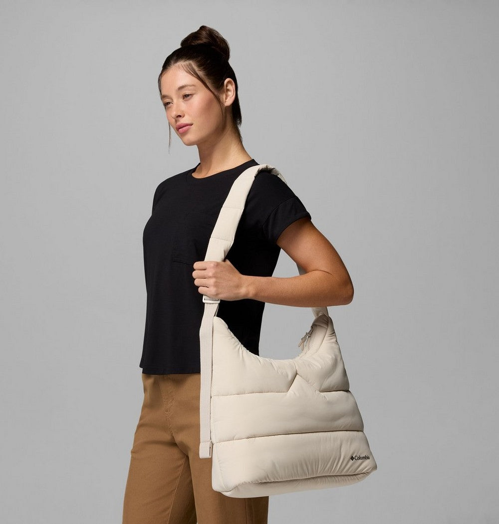 Puffy Nylon Shoulder Bag - Dark Grey