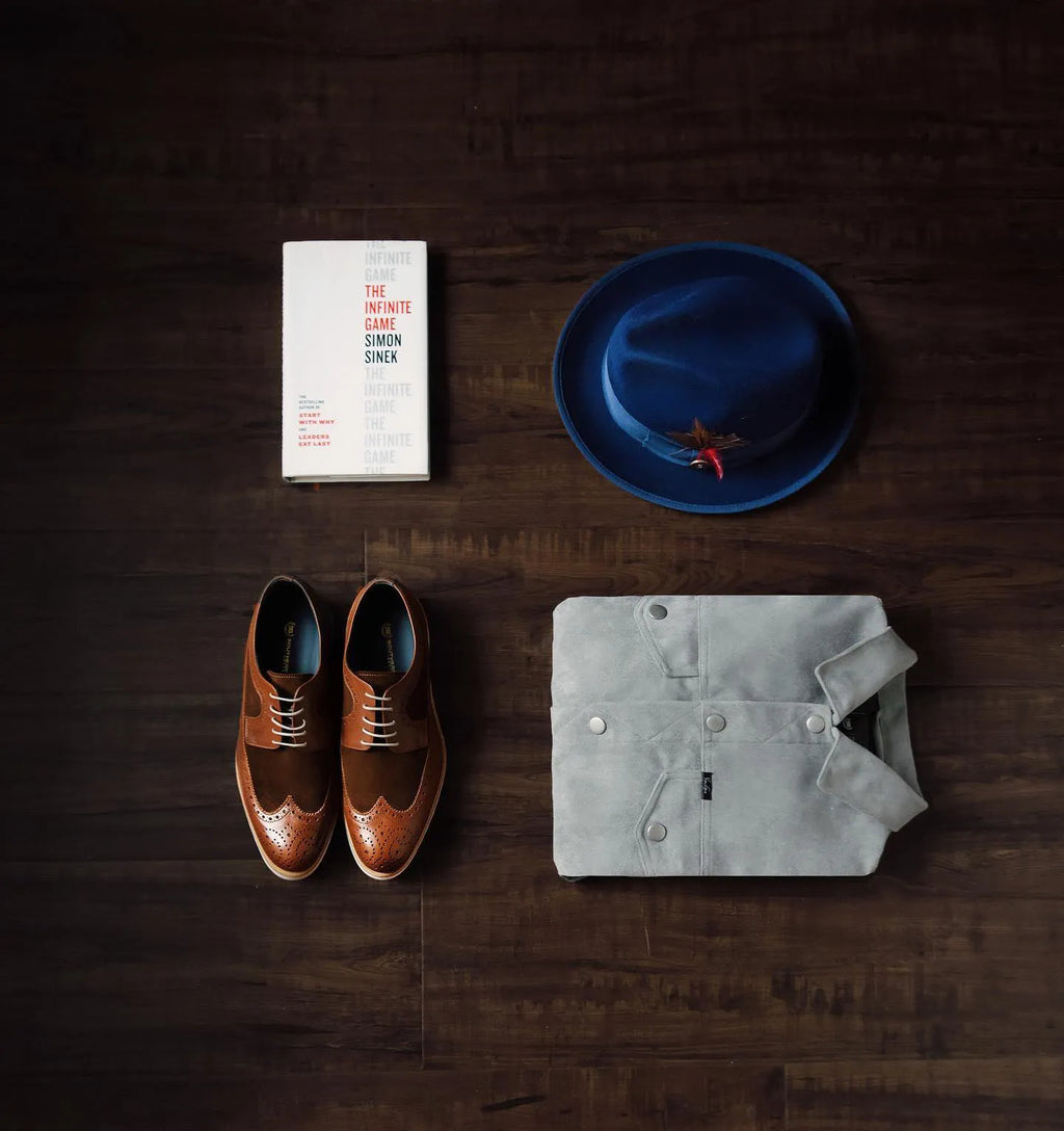 Trilby Fedora - Navy
