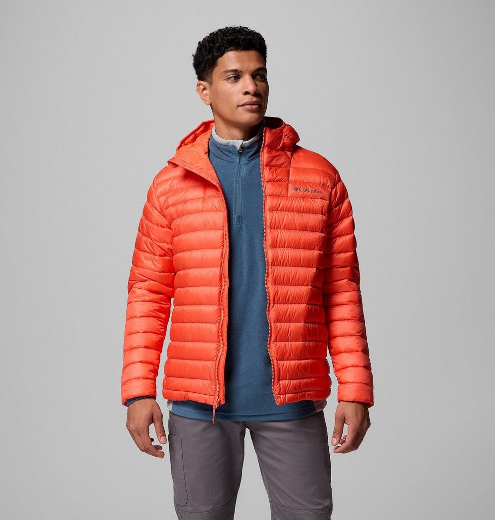 Men's Packable Down Hooded Jacket - Blue