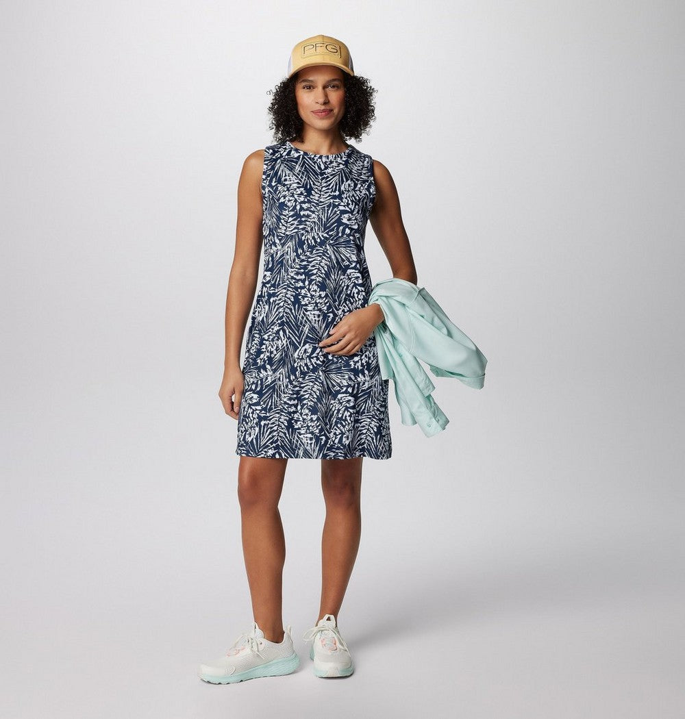 Women's UPF 50 Tank Dress - Gray Print