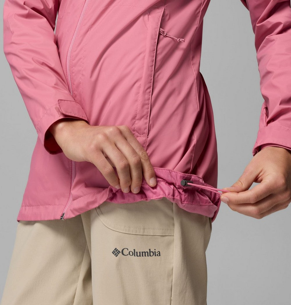 Women's Lined Long Rain Jacket - Blue
