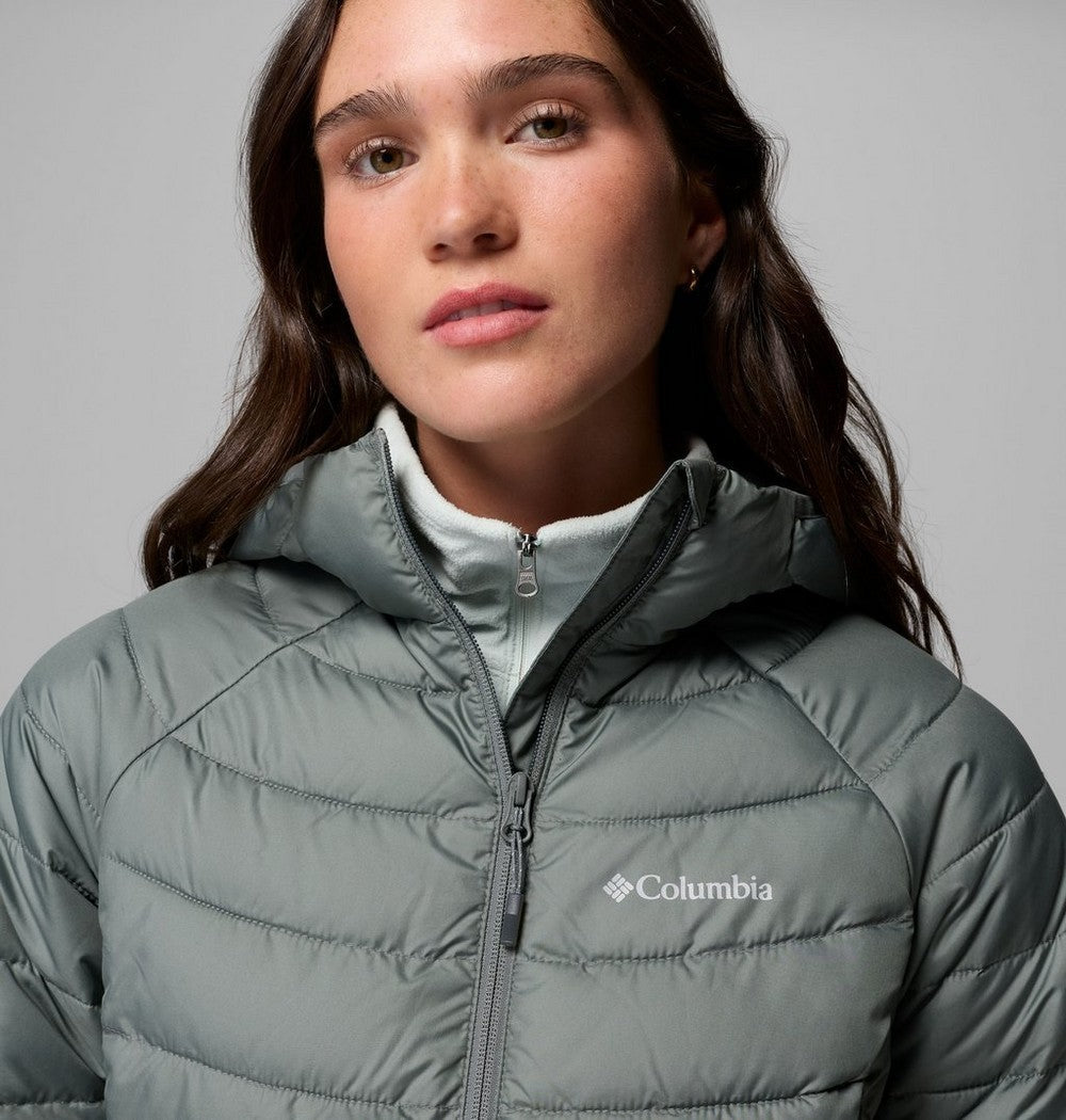 Women's Hooded Puffer Jacket - Navy