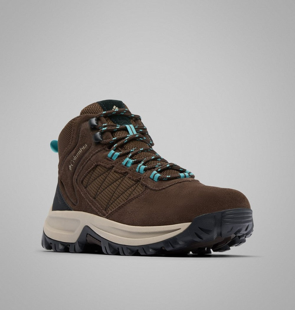 Women's Wide Waterproof Suede Hiking Shoe