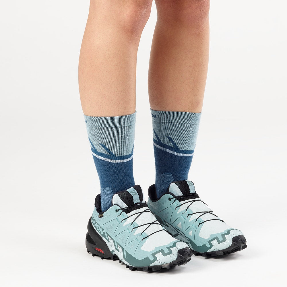 Women's Waterproof Trail Running Shoes - Green