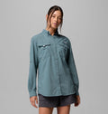 Women's Long Sleeve Fishing Shirt - Pink