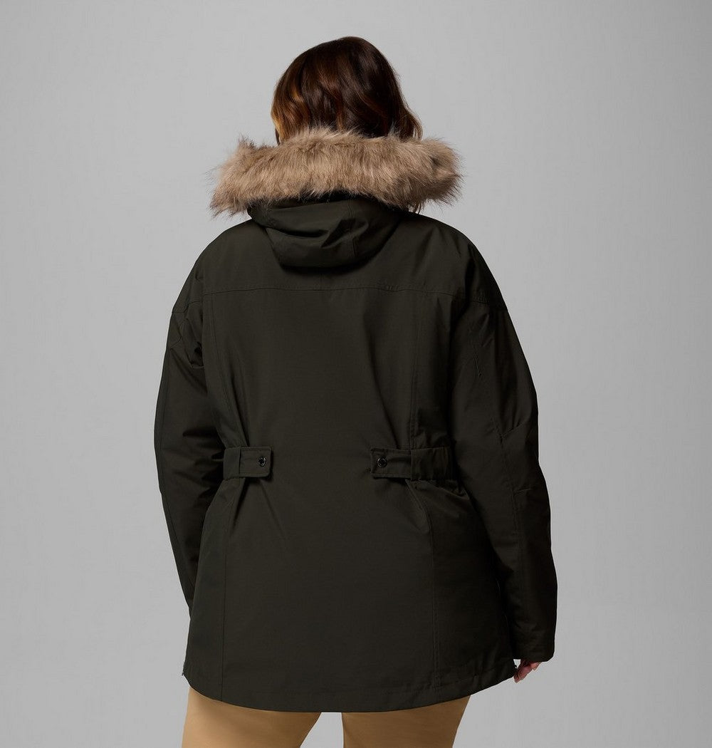 Women's Plus 3-In-1 Hooded Winter Jacket - Green