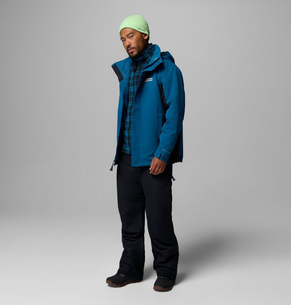Men's Insulated Waterproof Snow Pants - Blue