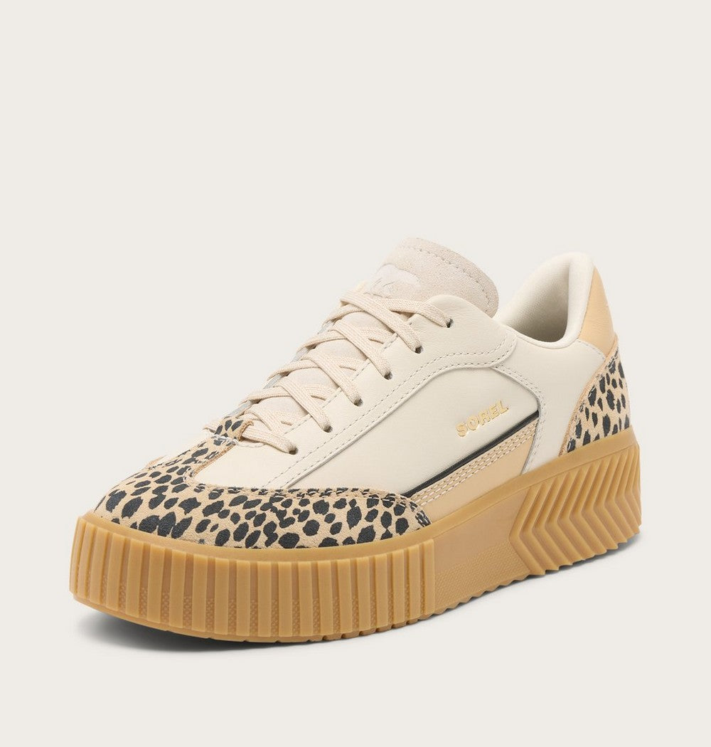 Women's T-Toe Leather Sneaker - Green