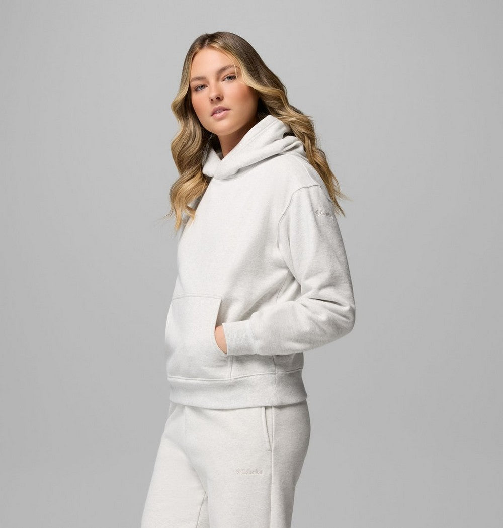 Women's Midweight Cotton Blend Hoodie - Brown