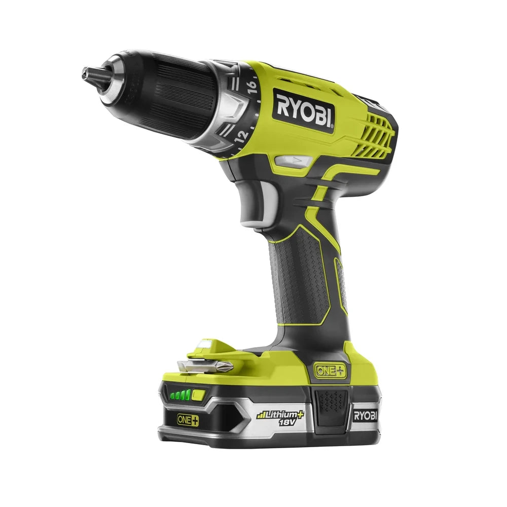 18V Compact Cordless Drill Driver Kit