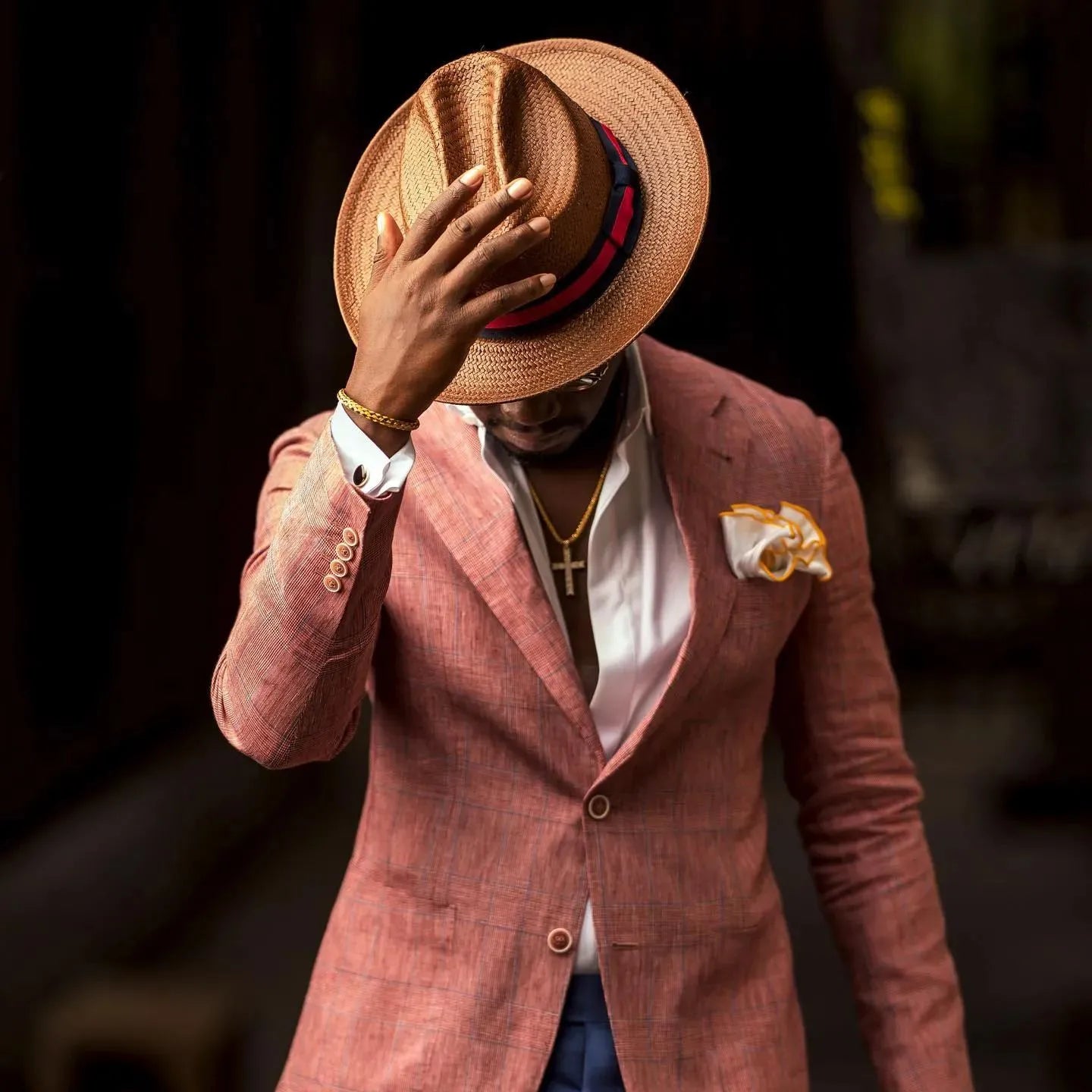 Sg Miller Ranch Fedora - Patriotic Straw