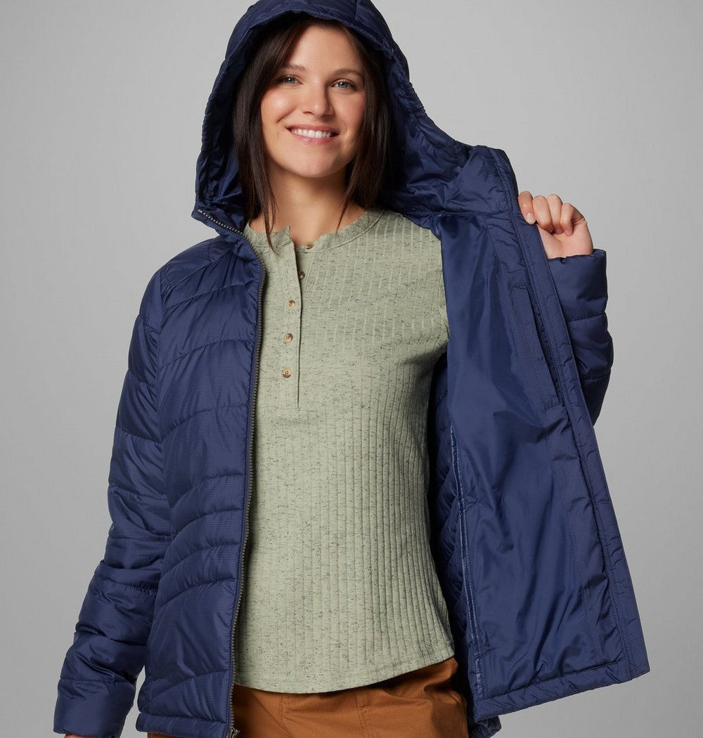 Women's Insulated Hooded Jacket - Wine