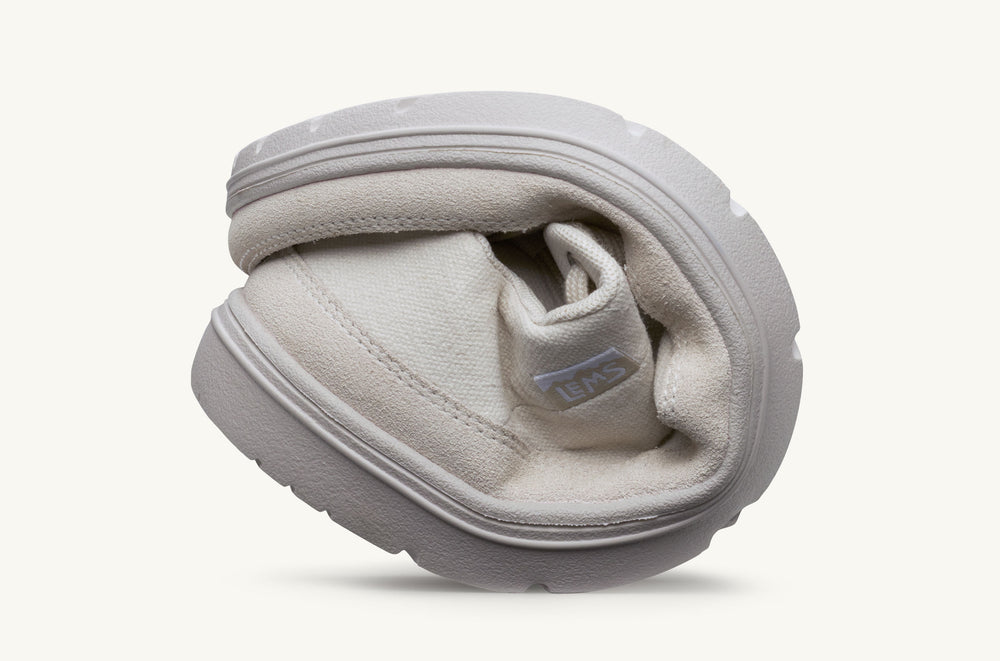 Canvas And Wool Casual Sneaker - Blue