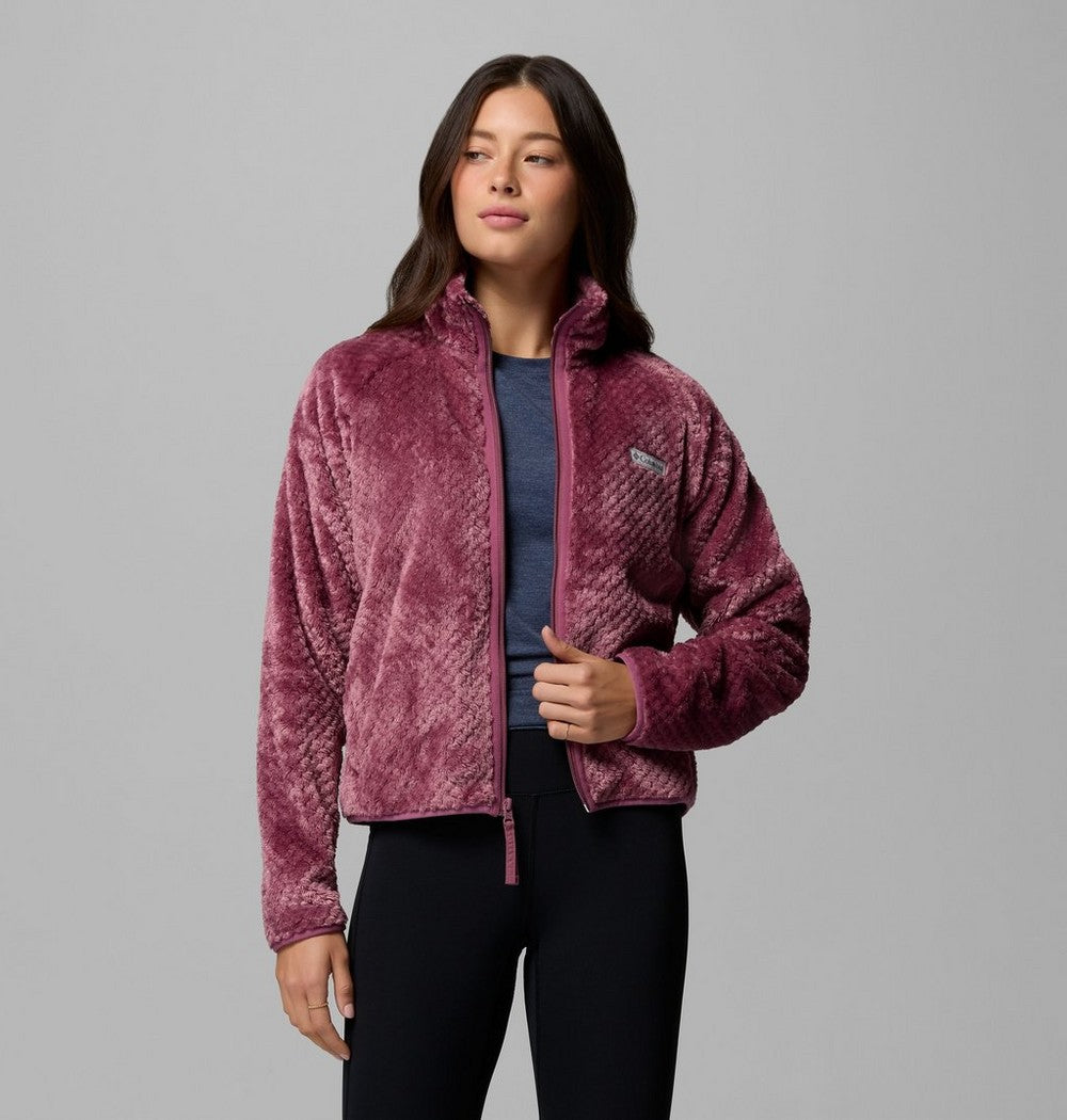Women's Cropped Sherpa Full-Zip Fleece - Green