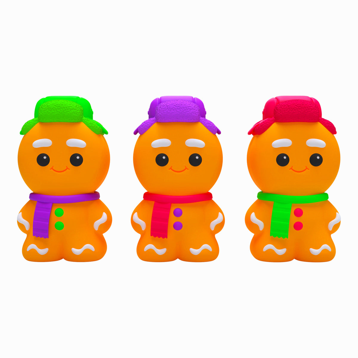 Glow Gingerbread Crunch Squeeze Toy