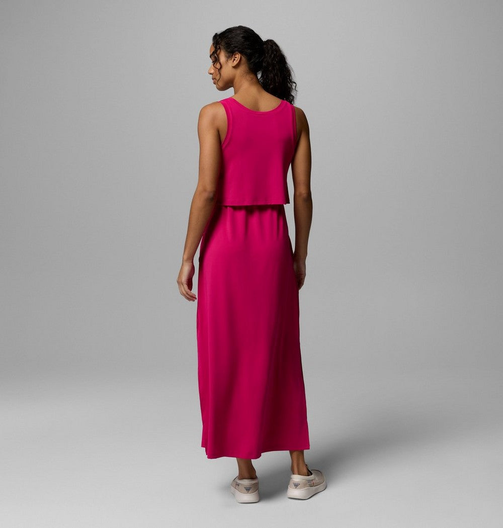 Women's UPF 50 Maxi Dress - Guava Pink