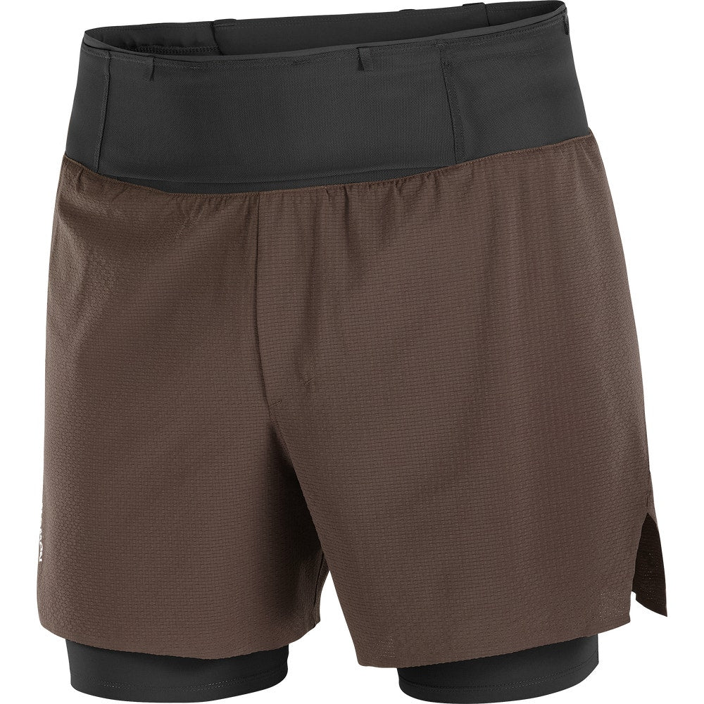 Men's 2-In-1 5-Inch Trail Shorts - Gray