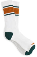 Moisture-Wicking Crew Socks - White