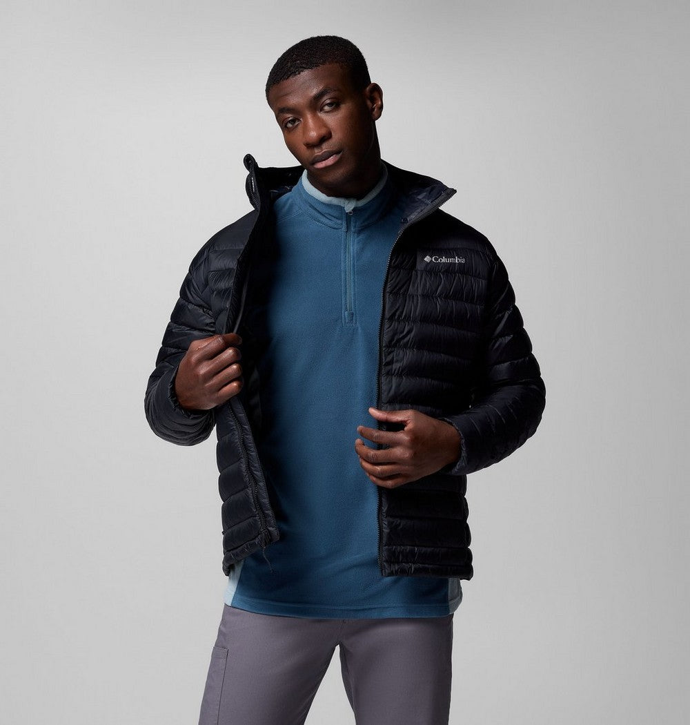 Men's Packable Down Hooded Jacket - Blue