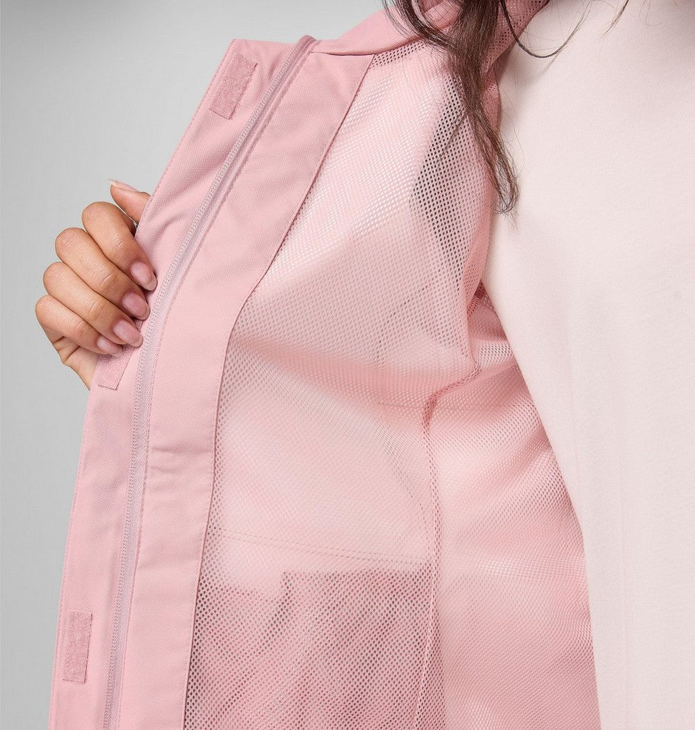 Women's Waterproof Rain Jacket - Coral