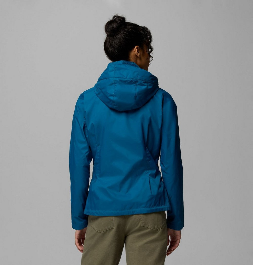 Women's Packable Water-Repellent Jacket - Blue