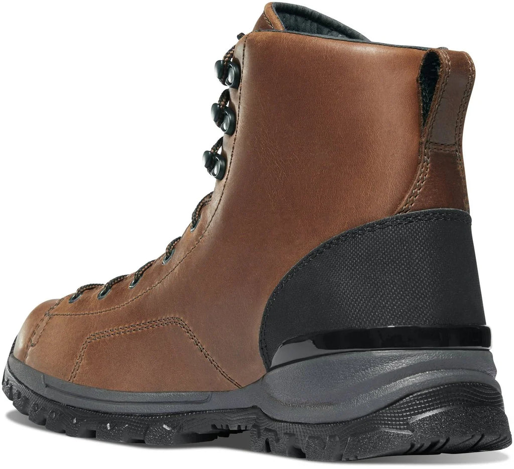 Men's Waterproof Composite Toe Work Boot - Dark Brown