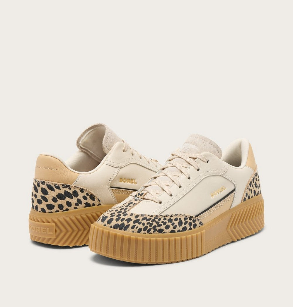 Women's T-Toe Leather Sneaker - Green